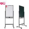 DELI-PINAKAS-TROXILATOS-2-PLIS-OPSIS-MAGNITIKOS-PLAISIO-METALLIKO-60x90cm-GKRI-MAYRO