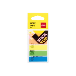 DELI ΣΕΛΙΔΟΔΕΙΚΤΕΣ ΑΥΤΟΚΟΛΛΗΤΟΙ 5x20 ΦΥΛΛΑ 44x12mm STICK UP ΑΣΣΟΡΤΙ