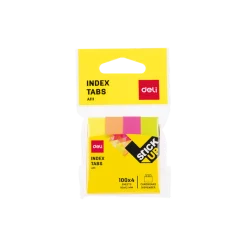 DELI ΣΕΛΙΔΟΔΕΙΚΤΕΣ ΑΥΤΟΚΟΛΛΗΤΟΙ 4x100 ΦΥΛΛΑ 50x12mm STICK UP ΑΣΣΟΡΤΙ
